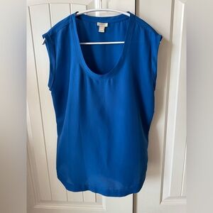 J. Crew Royal Blue Sleeveless Top